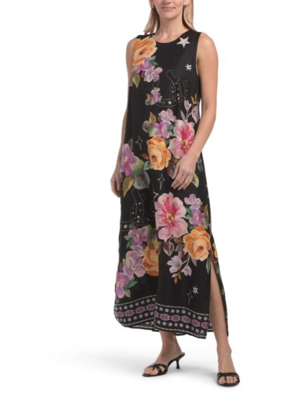 JOHNNY WAS Karolina Tea-length Dress
